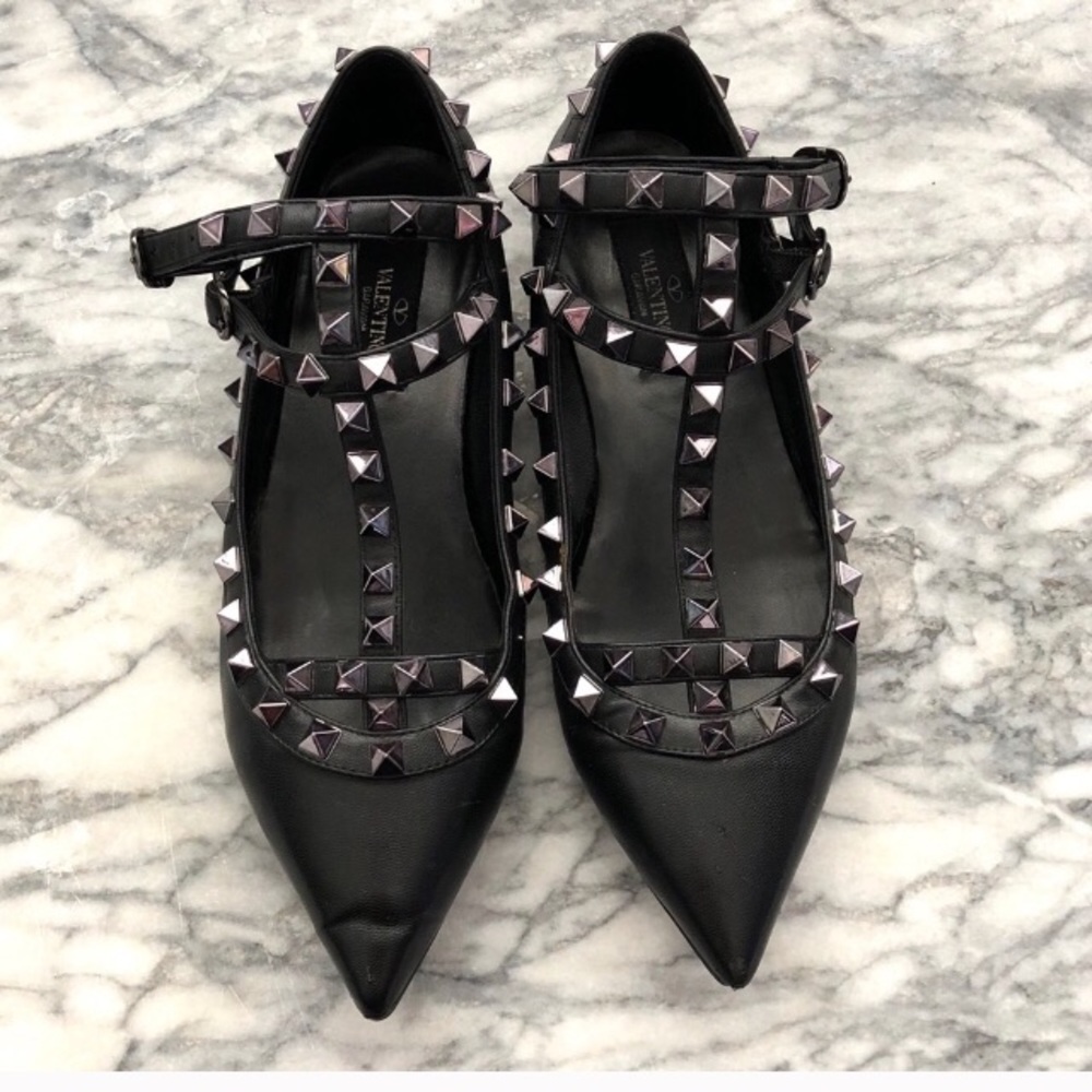 Valentino’s Rockstud flats